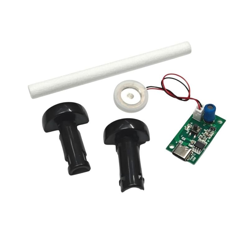ESPtronics 5v DC Ultrasonic Humidifier Moisture Atomizing Chip Mist Maker Micro USB Circuit Board for Home, Office Atomizer DIY Electronic Kit - Image 1