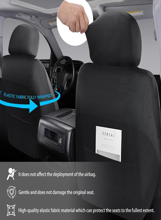 NS YOLO Leather Car Seat Covers,Universal Fit for Most Cars,SUVs and Sedans,Waterproof Luxury Leatherette Cushions, 5 Seats Protectors (Black, Full Set-5 Seats(Front and Rear)) - Image 4