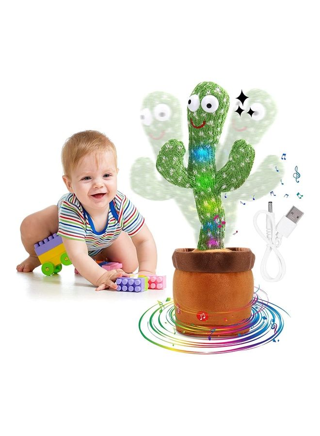 ACHAS Electric Dancing Cactus Plush Stuffed Toy With Music - Image 1