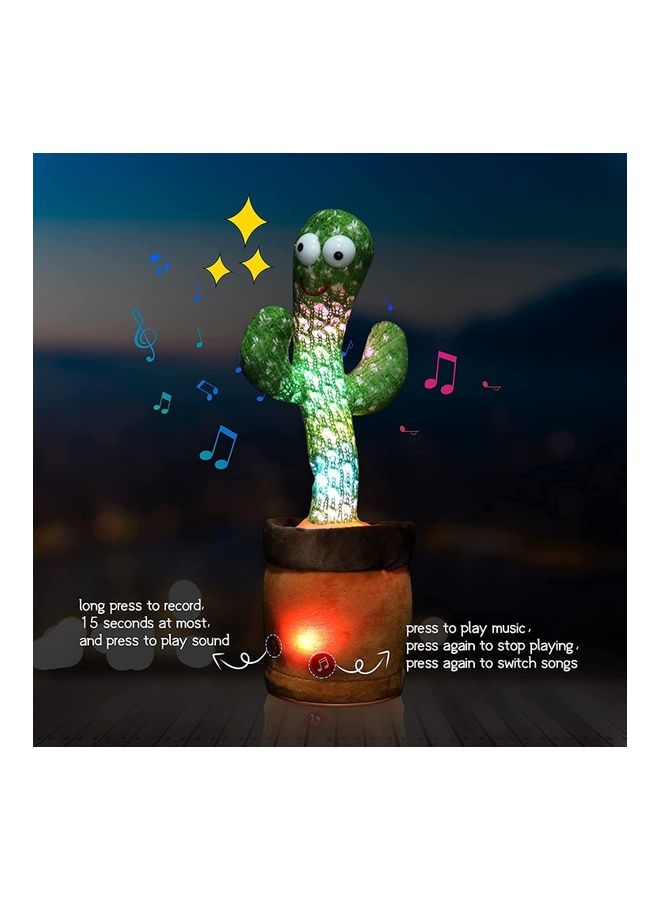 ACHAS Electric Dancing Cactus Plush Stuffed Toy With Music - Image 3