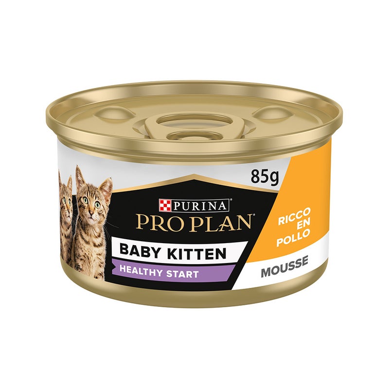 Pro Plan Kitten Baby Mousse Chicken Canned Cat Food - 85g