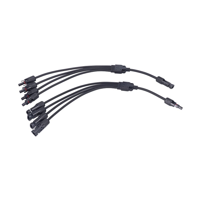 Solar Panel Connector Y Branch 4 Parallel Extension Cable PV Wire for Panel Array - Image 3