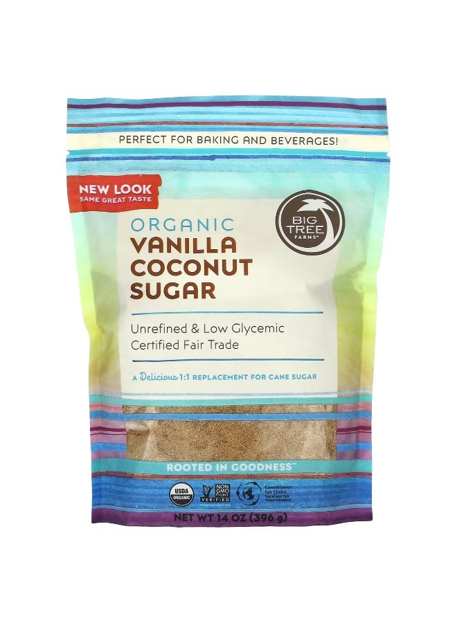 Big Tree Farms, Organic Vanilla Coconut Sugar, 14 oz (396 g)