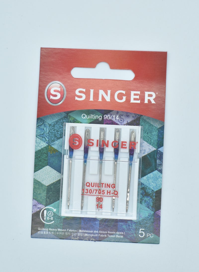 SINGER QUILTING NEEDLES SIZE 90/14 (PACK OF 5 NEEDLE) BRAZIL