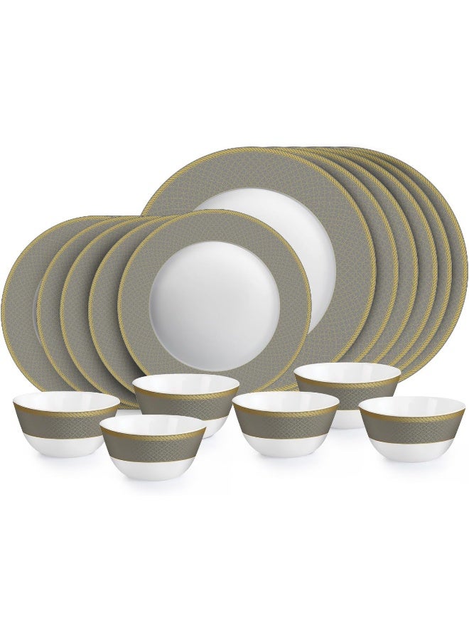 Cello Opalware Solitaire Series Moonstone Dinner Set - Image 1
