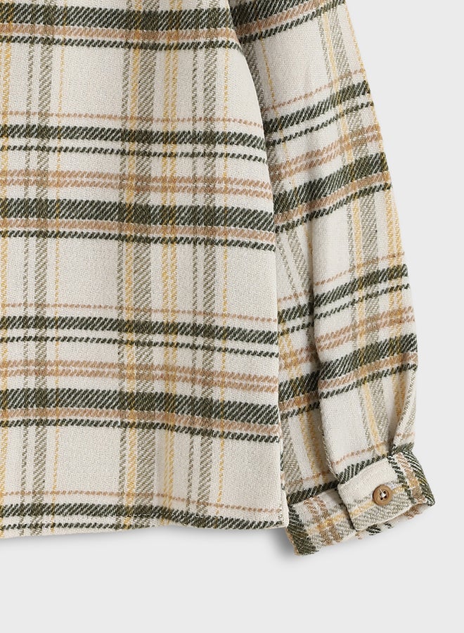 ال سي وايكيكي قميص أولادي بنقشة كارو - Image 3