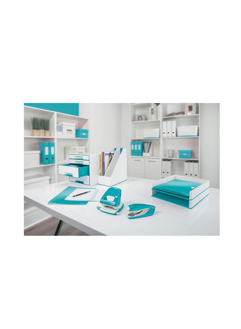 LEITZ Leitz Wow Display Book A4 20 Pockets Turquoise  - Image 4