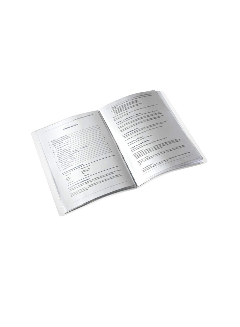 LEITZ Leitz Wow Display Book A4 20 Pockets Turquoise  - Image 3