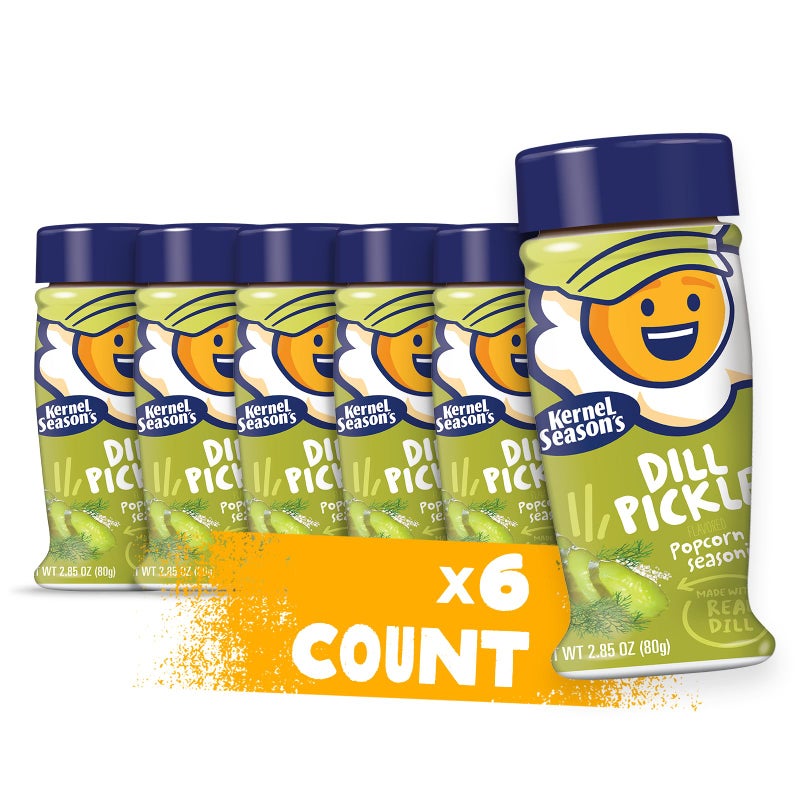 Kernel Season's Kernel Seasons Popcorn Seasoning Dill Pickle 285 Ounce Pack of 6 - Image 3