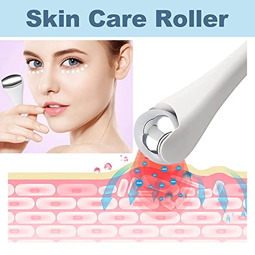 Rosarden Ice Roller for Body & Face, 2in1 Facial & Eye Massager Roller - Tighten Pores, Migraine & Pain Relief, Eye Puffiness Relief - Image 2