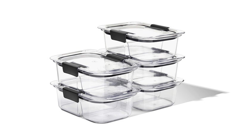 Rubbermaid حاويات تخزين الطعام من Rubbermaid Brilliance خالية من BPA مع أغطية - Image 2