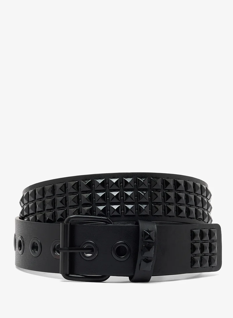 Seventy Five Casual Belt With Black Studs