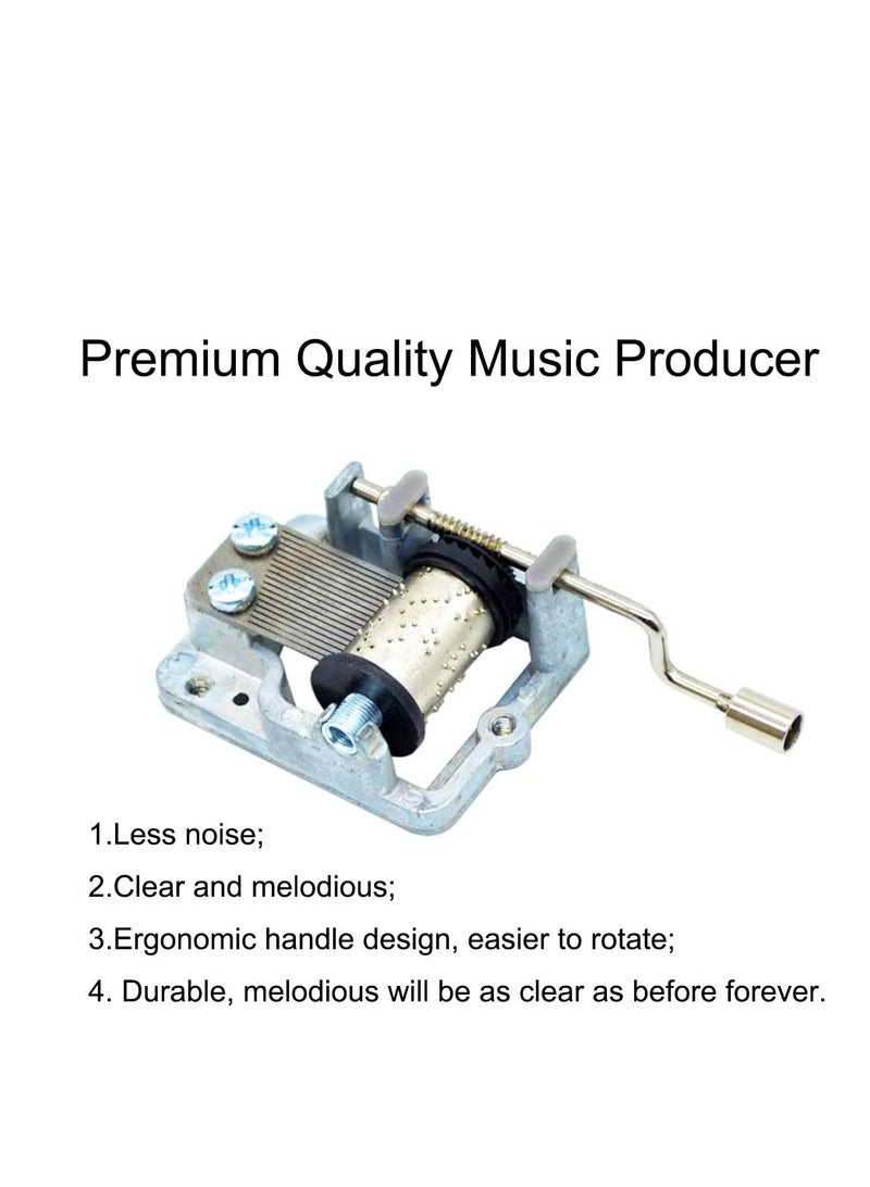 SYOSI Wooden Color Painted Music Box You are My Sunshine Crayon Drawing Box, Gifts for Daughter, Son, Love Ones Wife, Dad, Mom, Girlfriend, Wedding Anniversary Birthday - Image 3