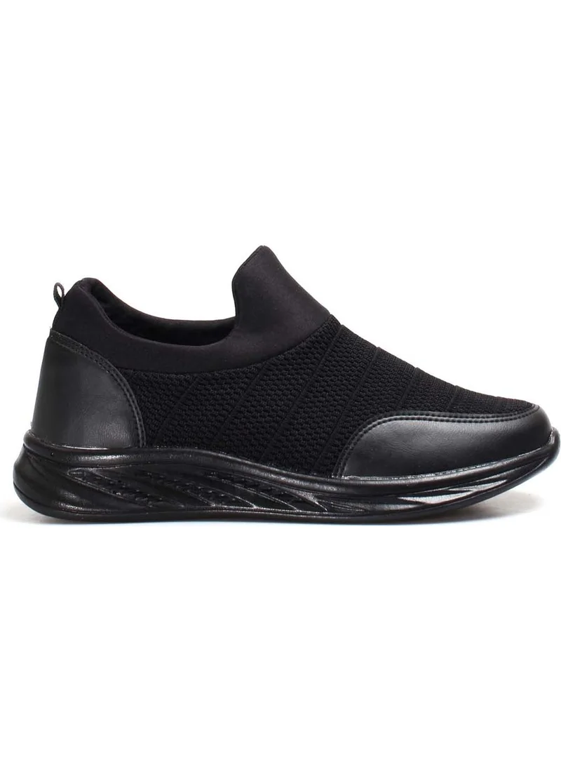 Fast Step Men's Sneakers Casual Comfortable Flexible Sports Running Walking Summer Laceless Mesh Shoes Black 877ma022