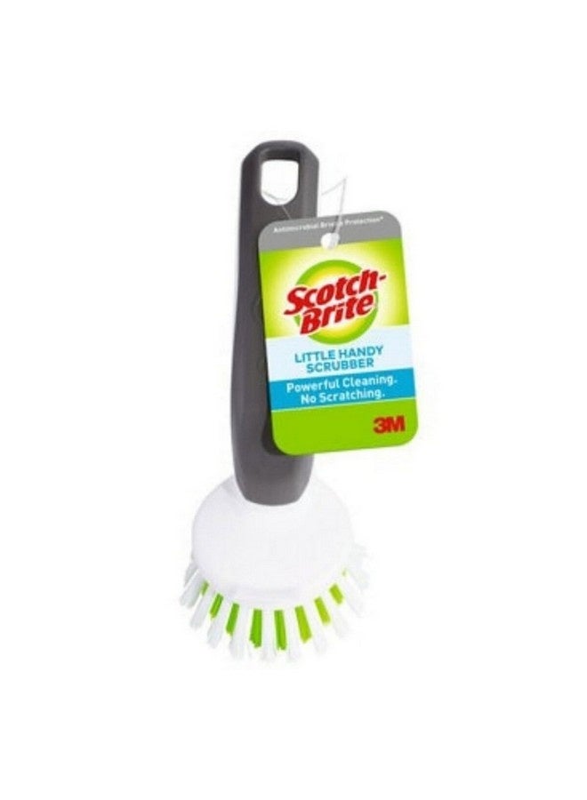 Scotch Brite Plastic Abrasive Little Handy Scrubber Grey and White 2.4 x 2.5 x 6.3 Inch 9479072