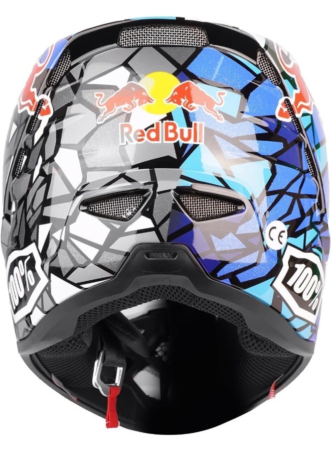 Red Bull خوذة موتوكروس كاملة الوجه للسباقات المتميزة - Image 4