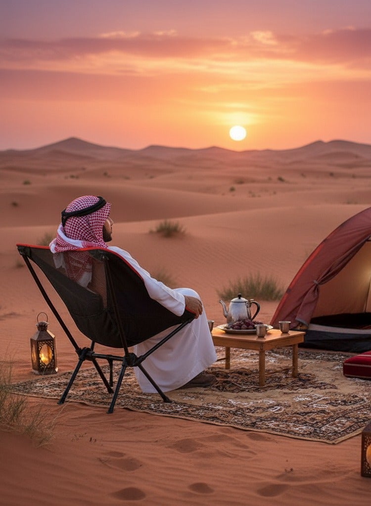 Adventure Lab Lightweight Low Back Folding Camping Chair – Portable Outdoor Foldable Chair for Beach, Picnic, Garden & Camping Trips - Image 4