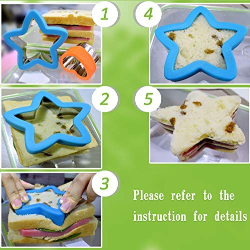 LAXIZAR Cutter Shapes Set Different Sizes Cookie Cutters Set Fruit Cookie Pastry Stamps Mold - Image 3