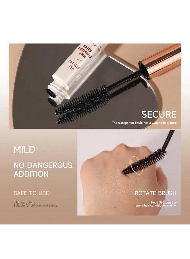 BEUKING Broken Small Hair Finishing Stick Hair Smoothing Cream Loose Hair Quick Styling Non-Greasy Non-Sticky Bangs Styling Gel for Frizz Control & Fixing Stereotypes Hair Mascara for All Hair Types - Image 3