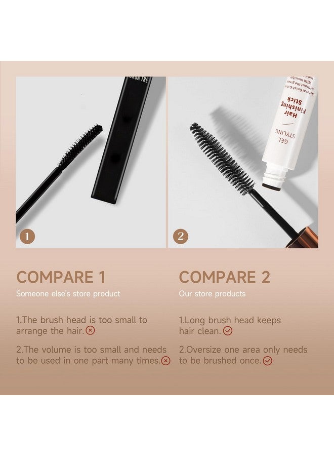 BEUKING Broken Small Hair Finishing Stick Hair Smoothing Cream Loose Hair Quick Styling Non-Greasy Non-Sticky Bangs Styling Gel for Frizz Control & Fixing Stereotypes Hair Mascara for All Hair Types - Image 5