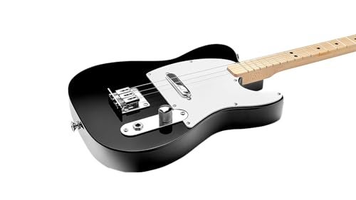 Loog Fender Loog Telecaster 3String Electric Guitar for Kids Beginner Guitar Includes Chord Flash Cards Learning App Educational Booklet Picks and Stickers Black - Image 3