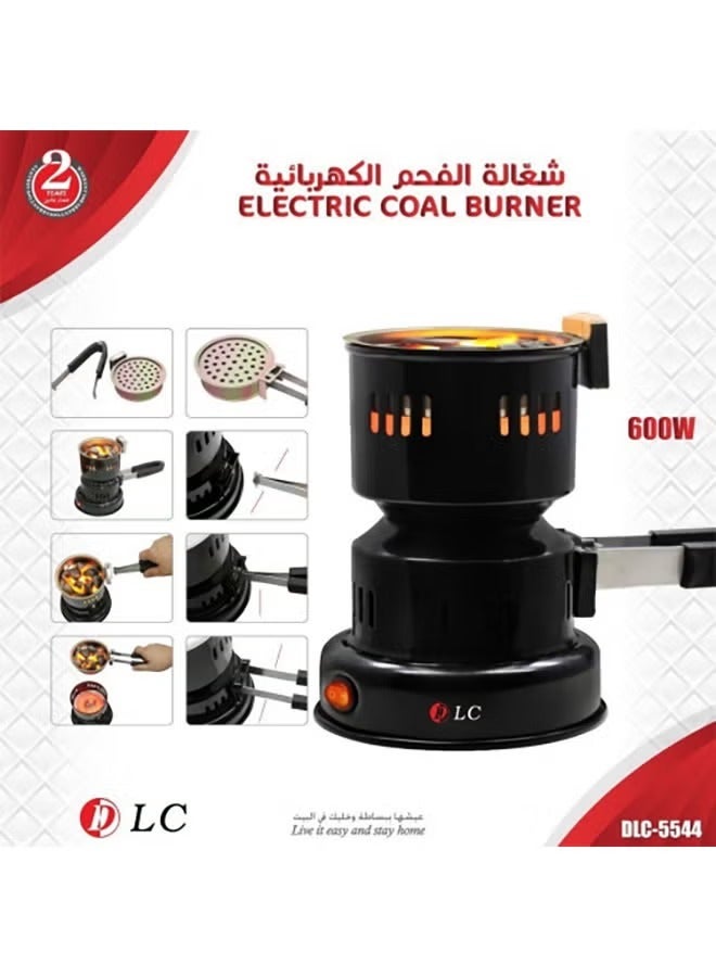 أكاليكس موقد فحم كهربائي DLC-5544 أسود - Image 3