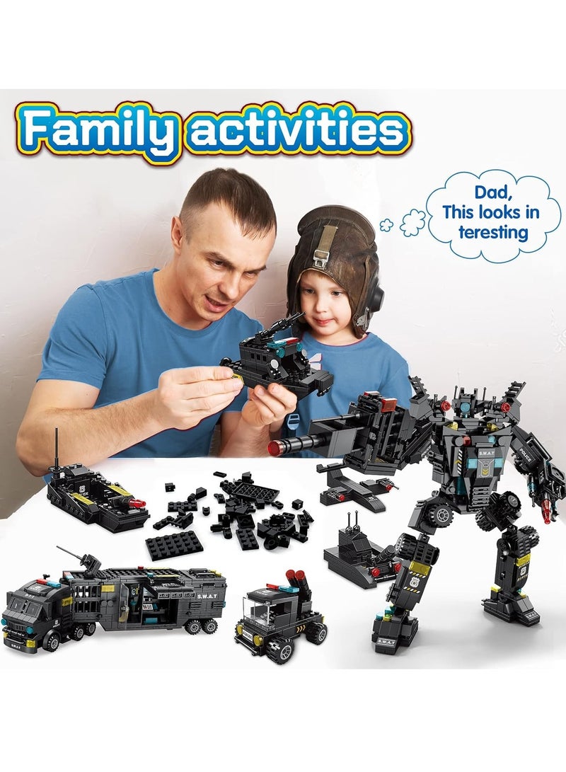Loquat Robot Building Kit for Kids, 51-in-1 Robot Building Kit for Kids STEM Building Toys Erector Set for Boys 8-12 Engineering STEM Projects Construction Building Blocks Toys Gifts for Kids - Image 2