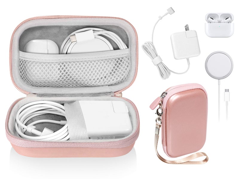 CaseSack Handy Case for MacBook Air Pro- Charger MagSafe/MagSafe2 Power Adapter, iPhone 15/15Pro/15Pro Max/14/14Pro/14Pro Max MagSafe Charger, USB C Hub, Type C Hub, USB Multiport Adapter - Image 1