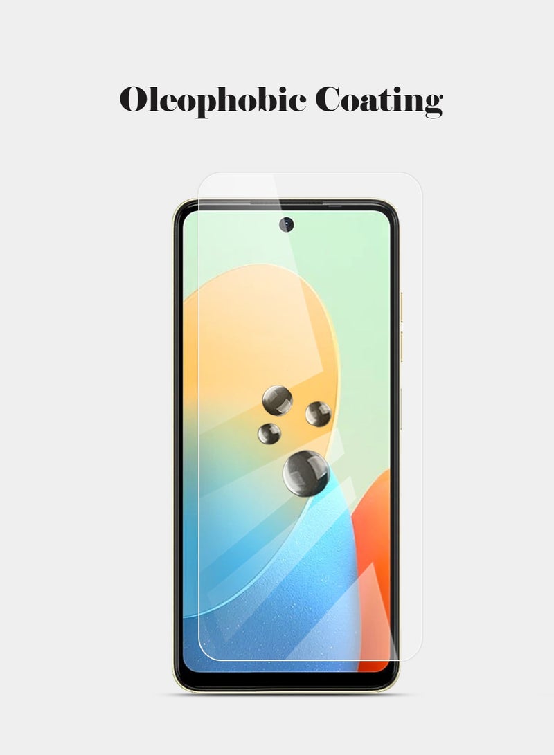 Techie HD Tempered Glass Screen Protector for Tecno Spark Go 2024 - Anti Reflection Anti Bubbles 9H Hardness 0.33 mm Rounded Edges Easy Installation - Image 3