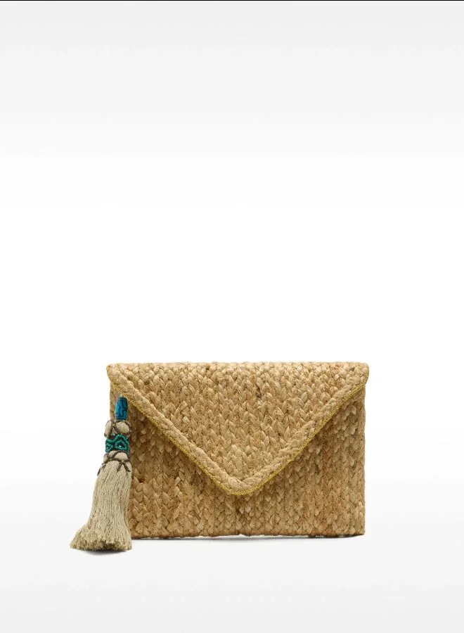 PARFOIS Jute envelope party bag