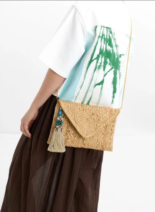 PARFOIS Jute envelope party bag