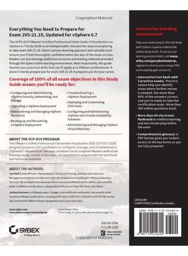 VMware Certified Professional Data Center Virtualization on vSphere 6.7 Study Guide: Exam 2V0-21.19 - Image 3