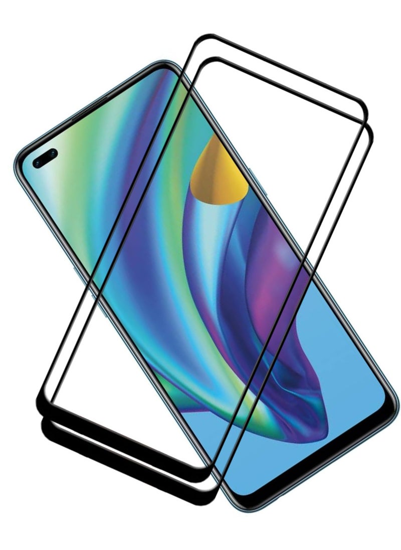 ACLIX 2 Pieces Antistatic ESD Dustproof Premium Quality High Definition Tempered Glass Screen Protector Designed For Oppo A93 - Image 1