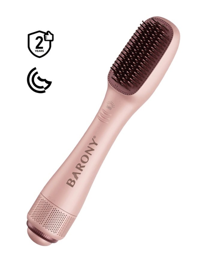BARONY Super Brush Hair Styler 1200W 3-in-1 for Drying and Styling, Ceramic Bristles for Even Heat Distribution, Ionic Anti-Frizz Technology, Lightweight Ergonomic Design, Suitable for All Hair Types - Image 2