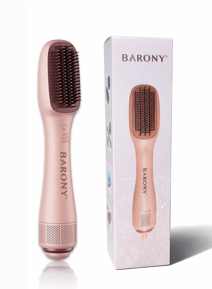 BARONY Super Brush Hair Styler 1200W 3-in-1 for Drying and Styling, Ceramic Bristles for Even Heat Distribution, Ionic Anti-Frizz Technology, Lightweight Ergonomic Design, Suitable for All Hair Types - Image 1