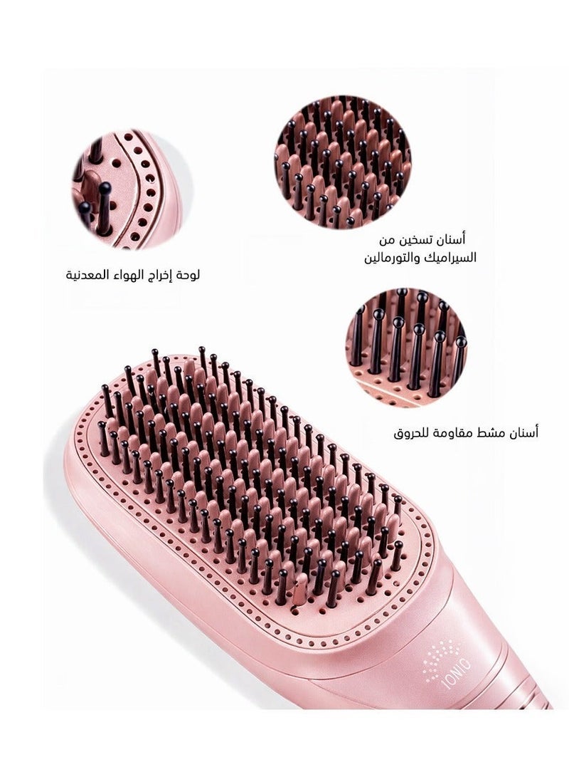 BARONY Super Brush Hair Styler 1200W 3-in-1 for Drying and Styling, Ceramic Bristles for Even Heat Distribution, Ionic Anti-Frizz Technology, Lightweight Ergonomic Design, Suitable for All Hair Types - Image 5