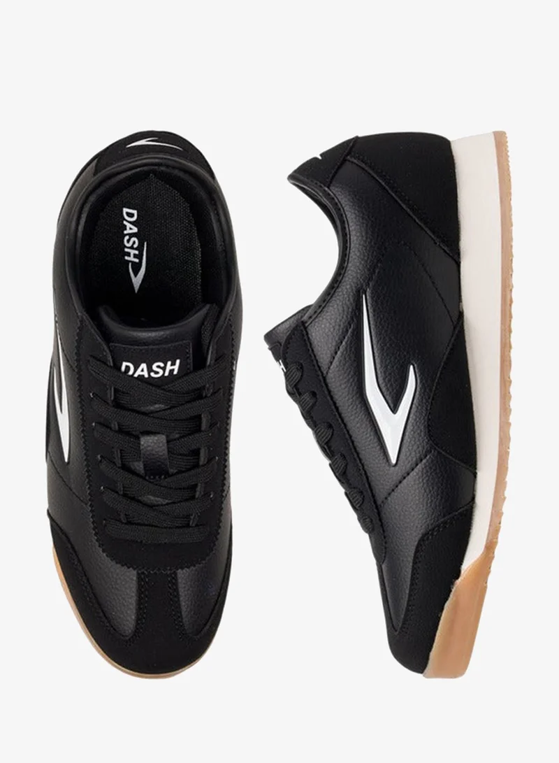 Dash Women Logo Print Sneakers with Lace-Up Closure