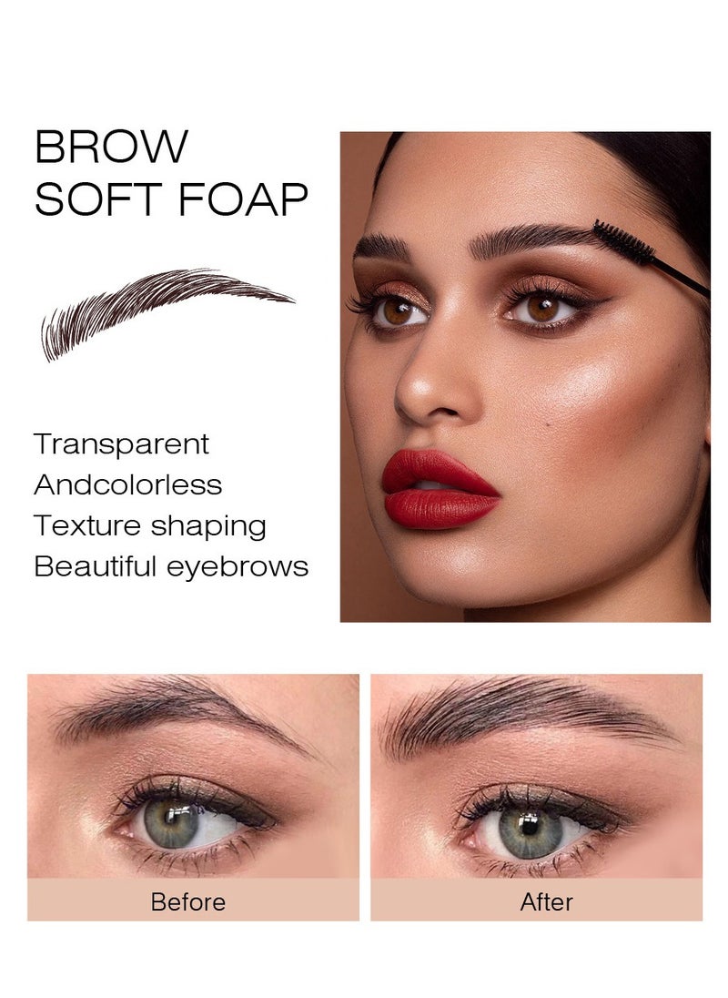 Kristen Leanne - Eyebrow Soap Kit Eyebrow Styling Soap Gel Brows Shaping Cream Waterproof Long Lasting Eyebrows Styling Wax Eyebrow Gel for Natural Brows Shaping Defining - Image 1