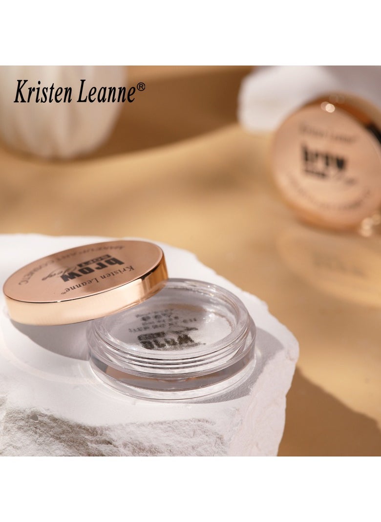 Kristen Leanne - Eyebrow Soap Kit Eyebrow Styling Soap Gel Brows Shaping Cream Waterproof Long Lasting Eyebrows Styling Wax Eyebrow Gel for Natural Brows Shaping Defining - Image 1