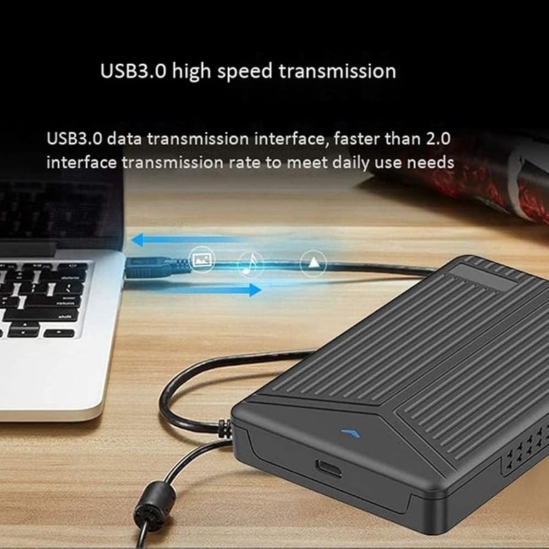 USB 3.1 2.5 Inch SSD Enclosure Supports 15mm Hard Drive For Laptop Notebook - Image 4