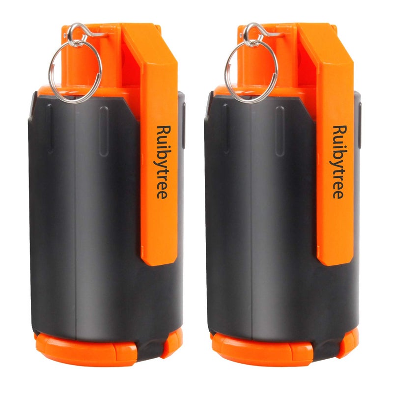 Ruibytree CS Tactical Plastic Toy for Nerf Rival Battle Game cs Foam Bullet Ball G renade(2 Packs) - Image 1