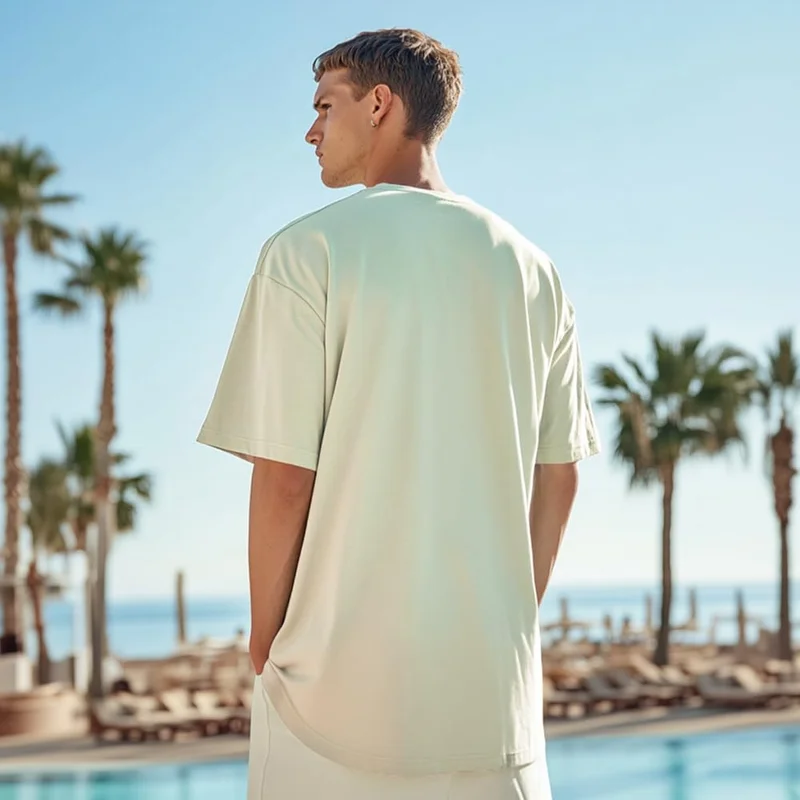NOBERO  Graphic Print Oversized T-Shirt for Men for Men | Best Price UAE