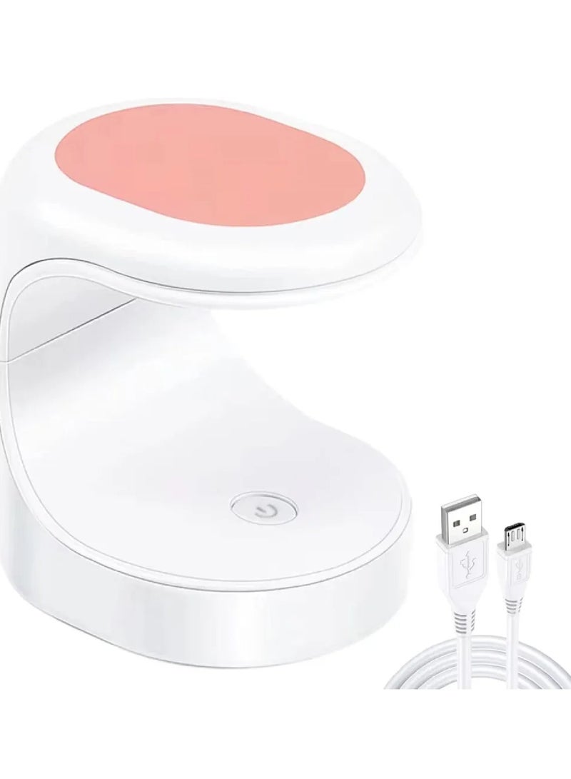 مصباح أظافر LED صغير بالأشعة فوق البنفسجية، مصباح جل طلاء الأظافر صغير، مصباح USB محمول للأظافر بقدرة 16 وات، - Image 1