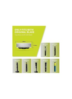SYOSI Guards with Case Fit for One Blade Hybrid Electric Shaver QP2520 QP2530 QP2620 QP2630 QP6510 QP6520, 1/2/3/5mm Beard Trimmer Guide Comb Replacement with A Storage Case, PC Material (7Pcs)  - Image 5