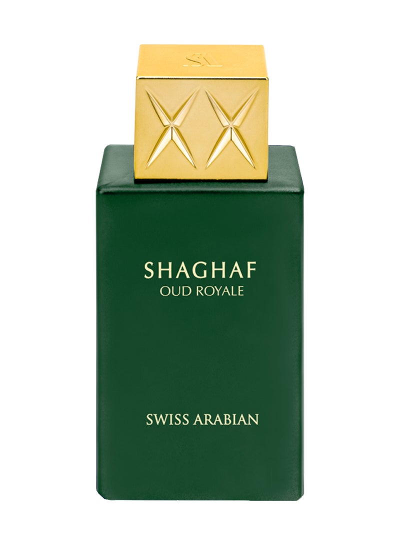 SWISS ARABIAN Shaghaf Oud Royale Eau de Parfum, 75ml, Premium Quality Perfume, Women and Men’s Fragrance, Spicy, Oud, Aromatic, Luxurious Blend Perfumes for Men and Women - Image 1