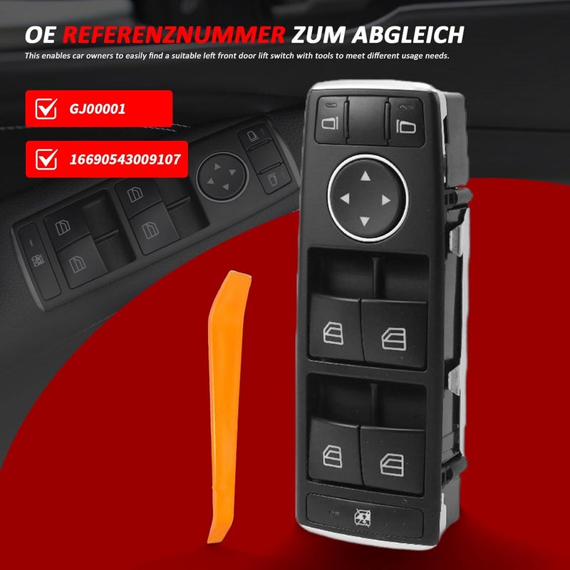 1669054300 Window Lifter Switch 2012-2019 for Mercedes-Benz A,B,CLA,GL,M Class W176 W242 W246 C117 X156 X166 W166 Peat# 1669054300 - Image 3