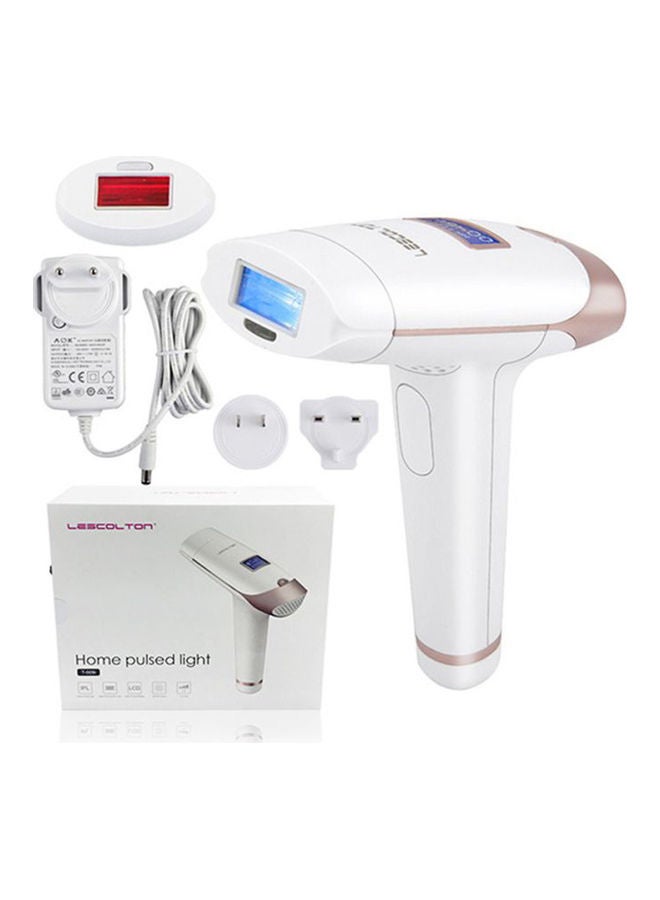 Household Laser Depilator White/Gold 18.2x7.8x15.1cm - Image 1