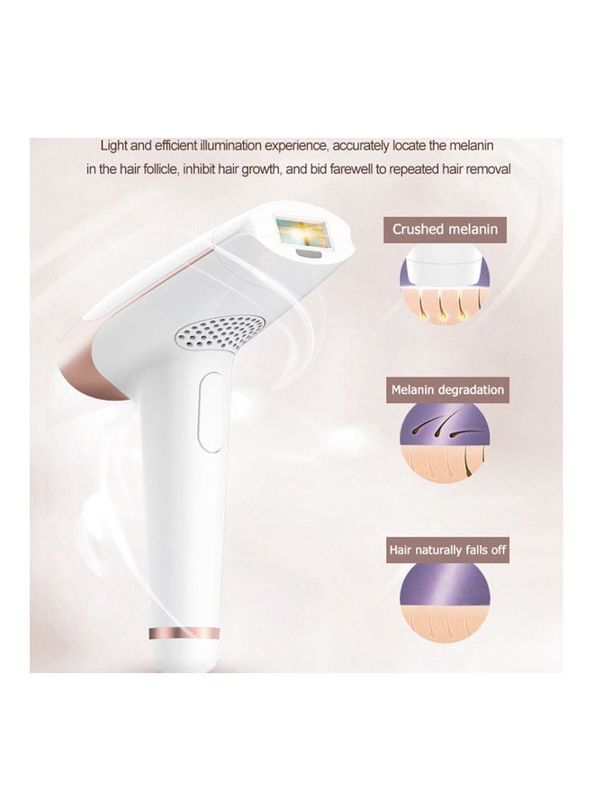 Household Laser Depilator White/Gold 18.2x7.8x15.1cm - Image 3