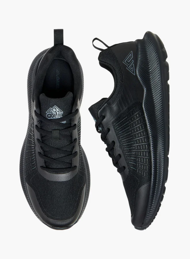Oaklan by Shoexpress Panelled Lace-Up Sports Shoes
