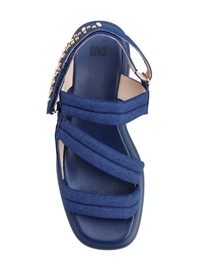 Women's Leather Platform Sandal Decorated With Holnitens Blue - pzsku/ZA483F78348F027B8579DZ/45/_/1694572814/3100d80a-1ff5-407c-bc6b-e087ed0a261c